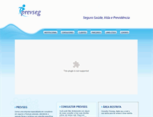 Tablet Screenshot of prevseg.com.br